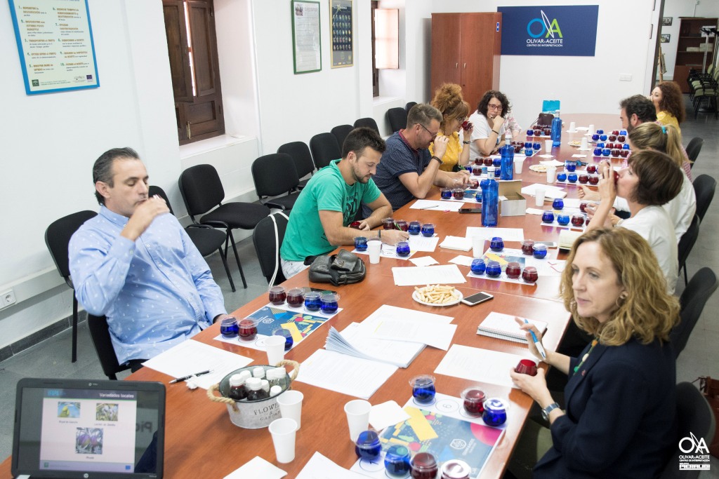 Grupo en pleno desarrollo del club de cata