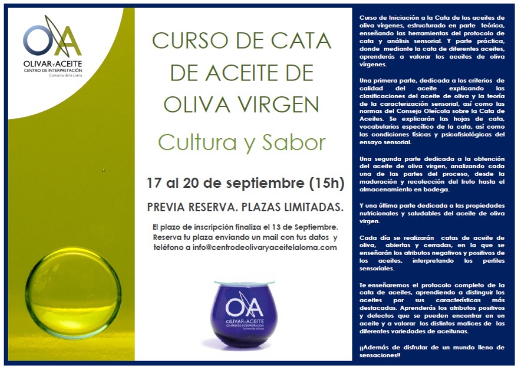 Cartel Curso de Cata 15 h 17-20 Sept