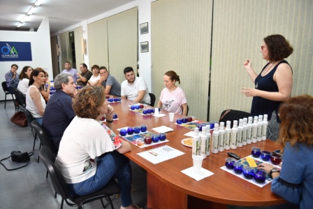 Cata de aceite aromatizado