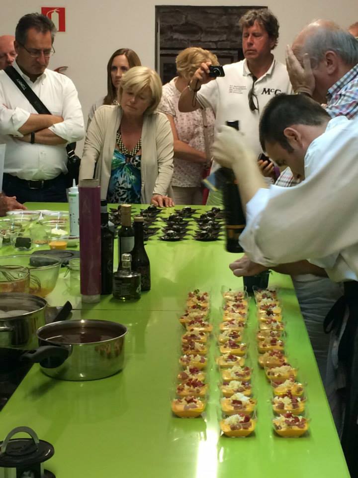 Agentes de viaje en Showcooking
