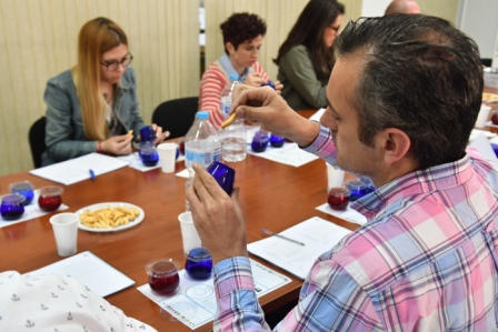 Ejecutando la cata de aceite