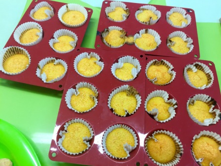 Postres elaborados por niños