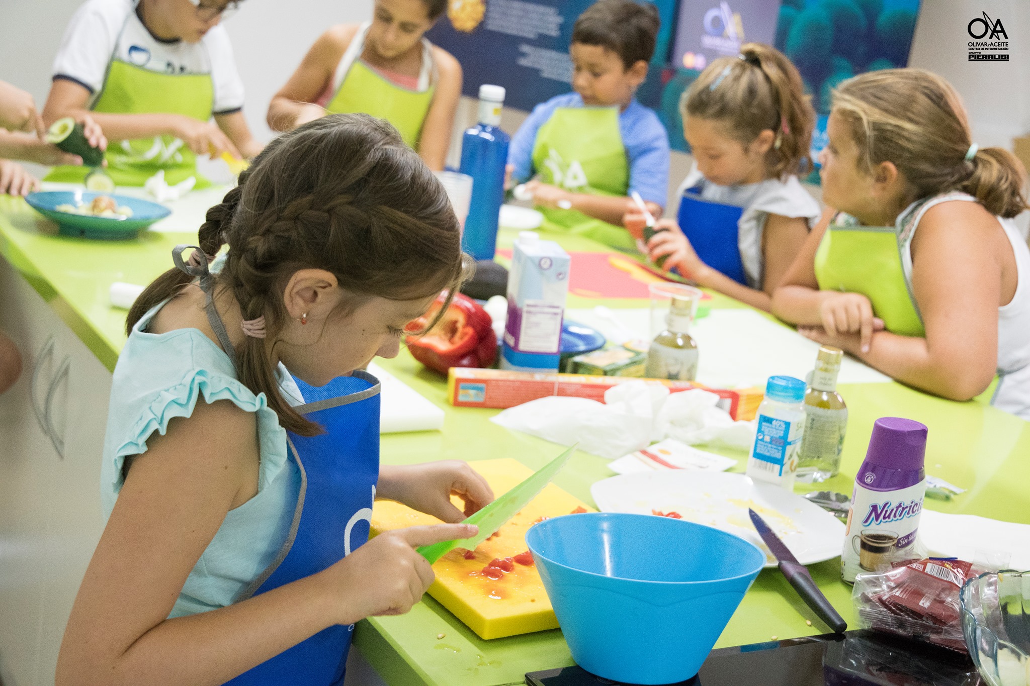 Elaboración plato de cocina veraniega.