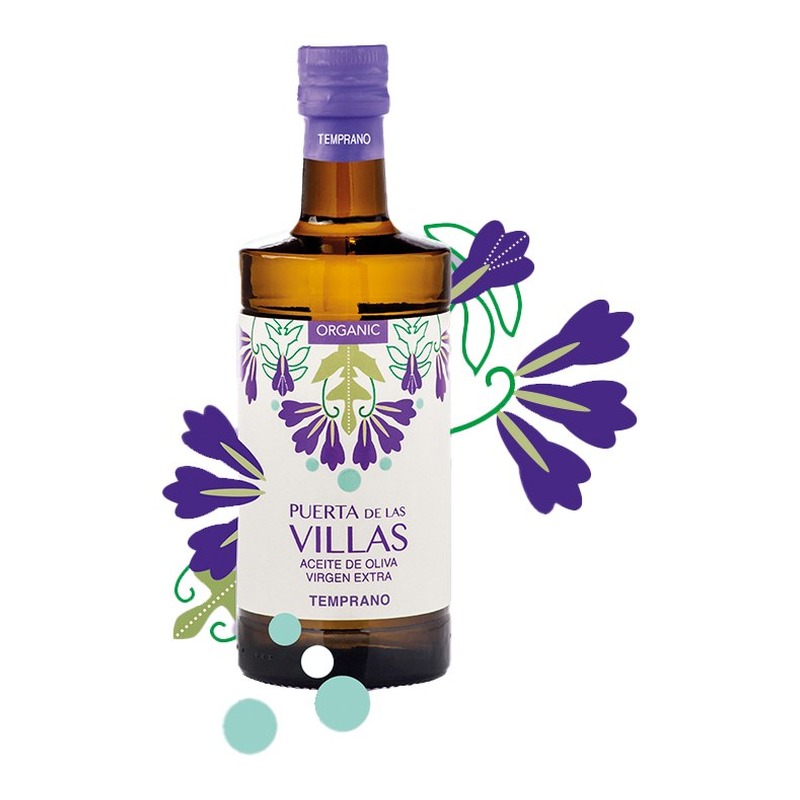 Botella 500ml Picual Cosecha Temprana Ecológico PUERTA DE LAS VILLAS