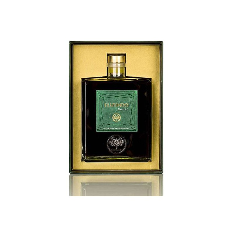 Estuche con Botella 1L Picual Temprano Emerald ELIZONDO