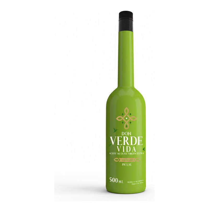 Botella 500ml Picual Cosecha Temprana DON VERDE VIDA