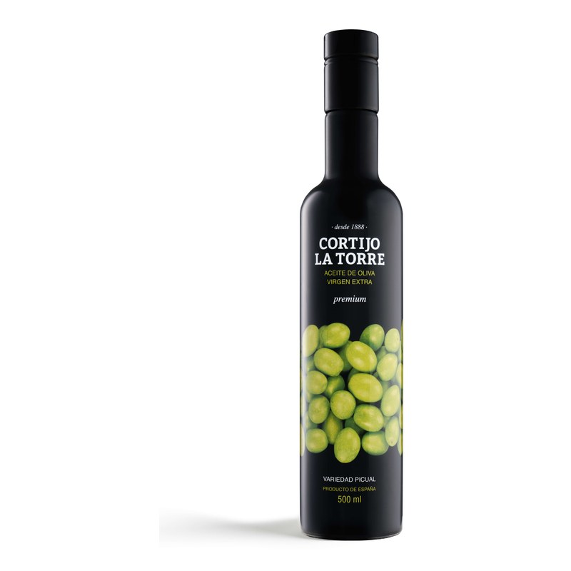 Botella 500ml Picual Cosecha Temprana CORTIJO LA TORRE