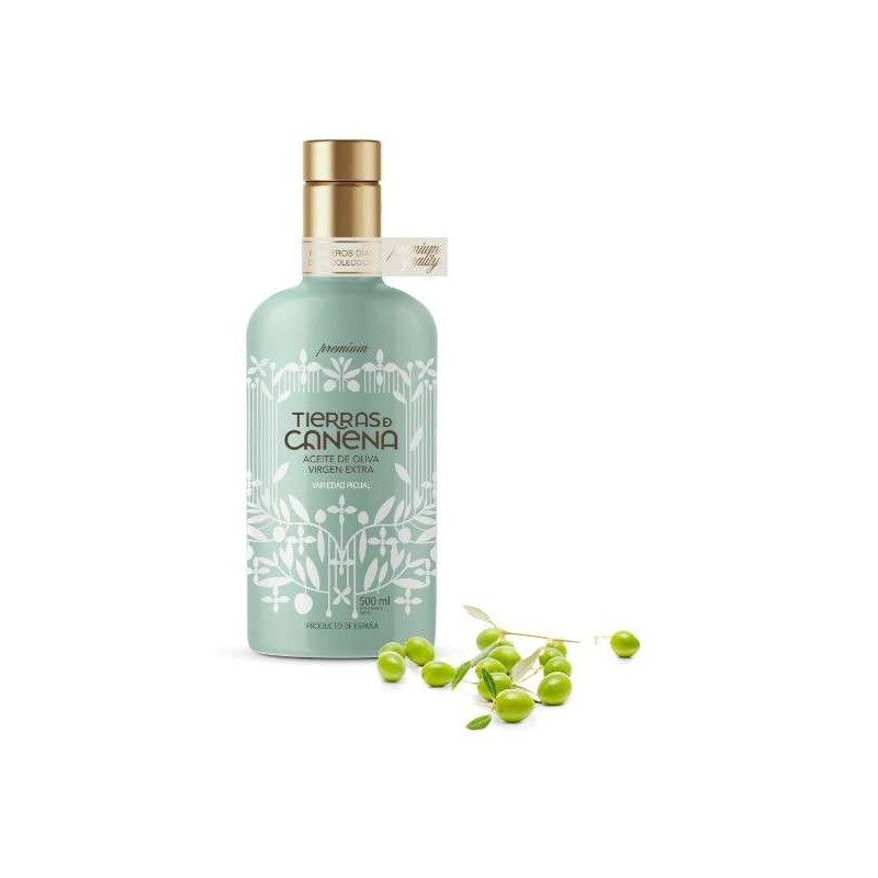 Botella de 500ml Picual Cosecha Temprana TIERRAS DE CANENA