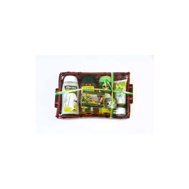 Cesta Nogal Champú, Gel, Crema, Jabón, Jabón 30gr COSMÉTICA OLIVO