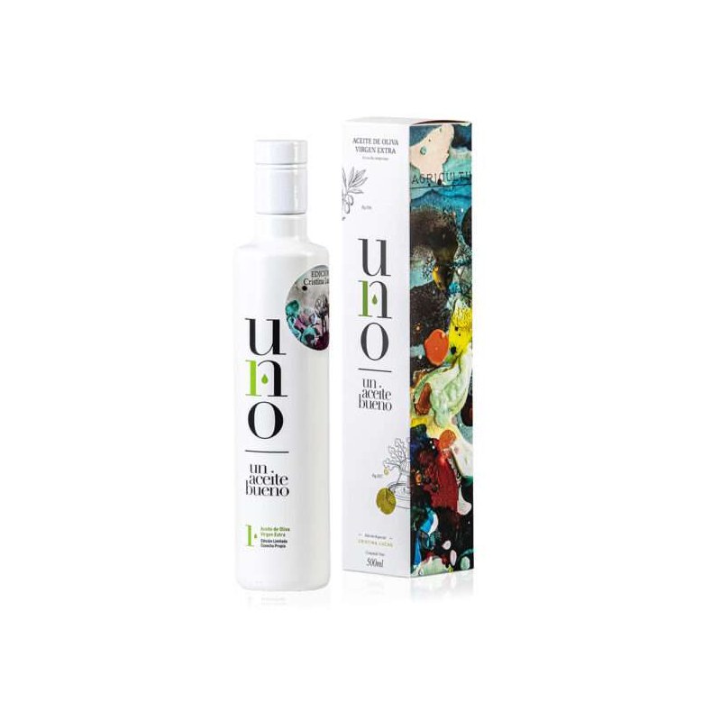 Estuche con Botella 500ml Picual Cosecha Temprana UNO