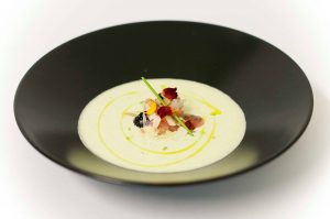 sopa fria de pepino